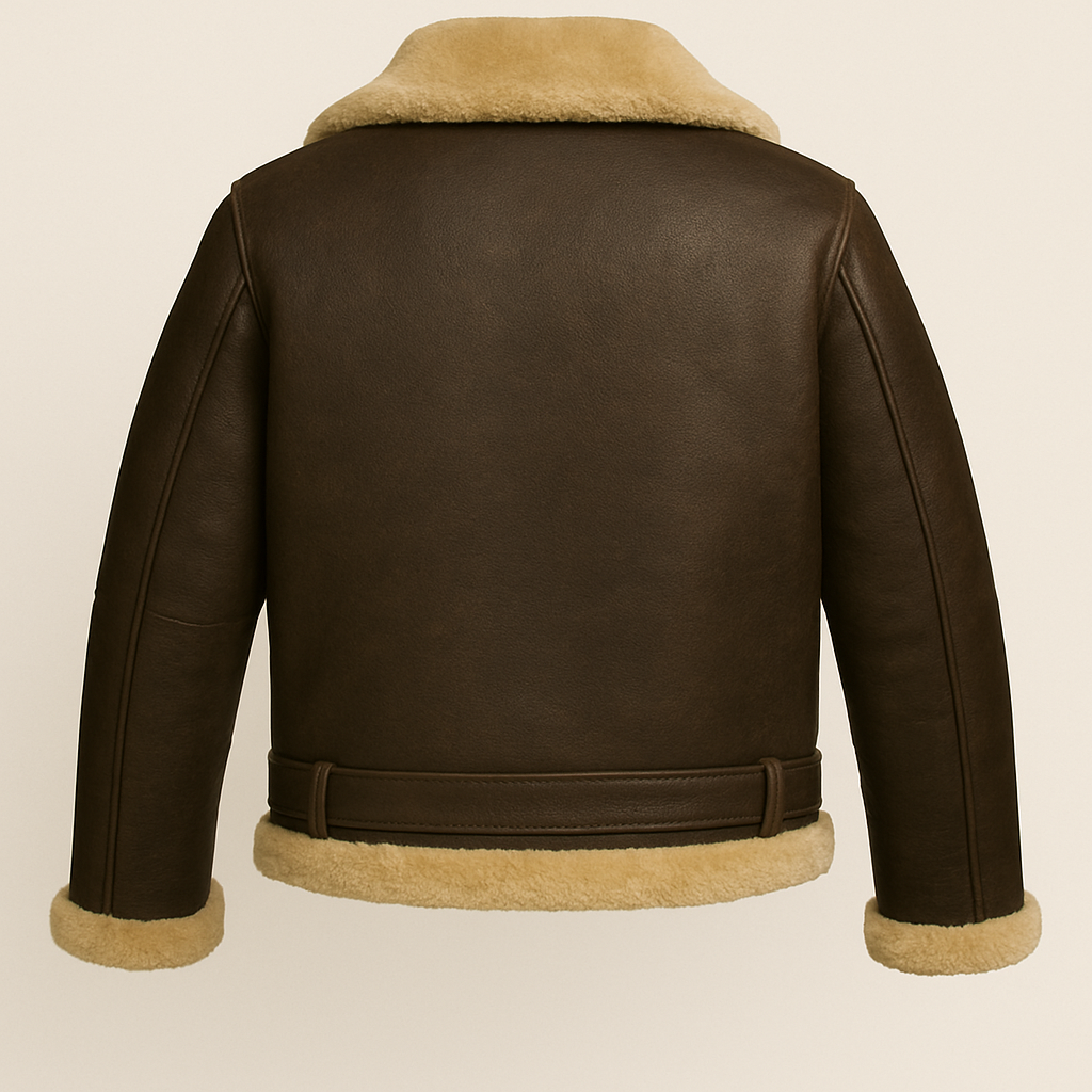 Men's RAF Jacket – Classic Shearling Aviator Style | Devil Jackets