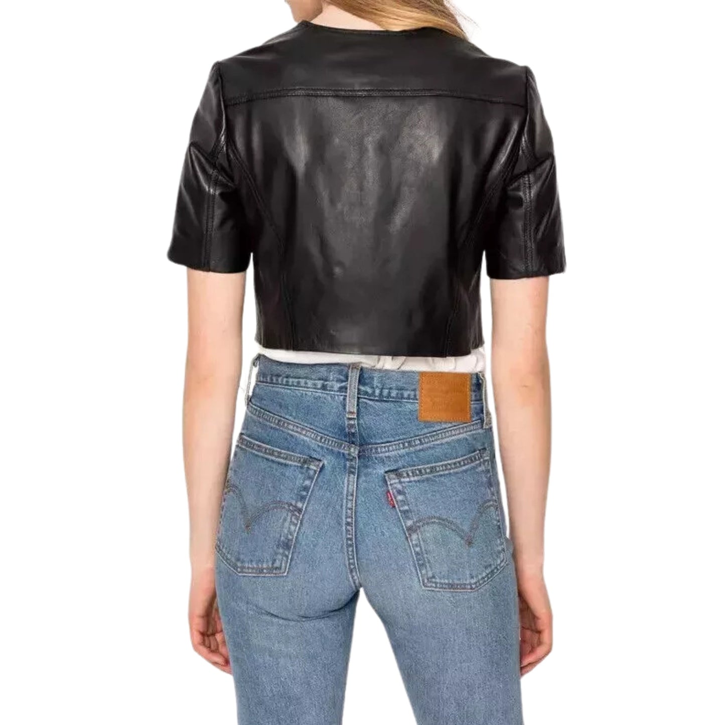Black Cropped Leather Jackets – Edgy, Chic & Timeless
