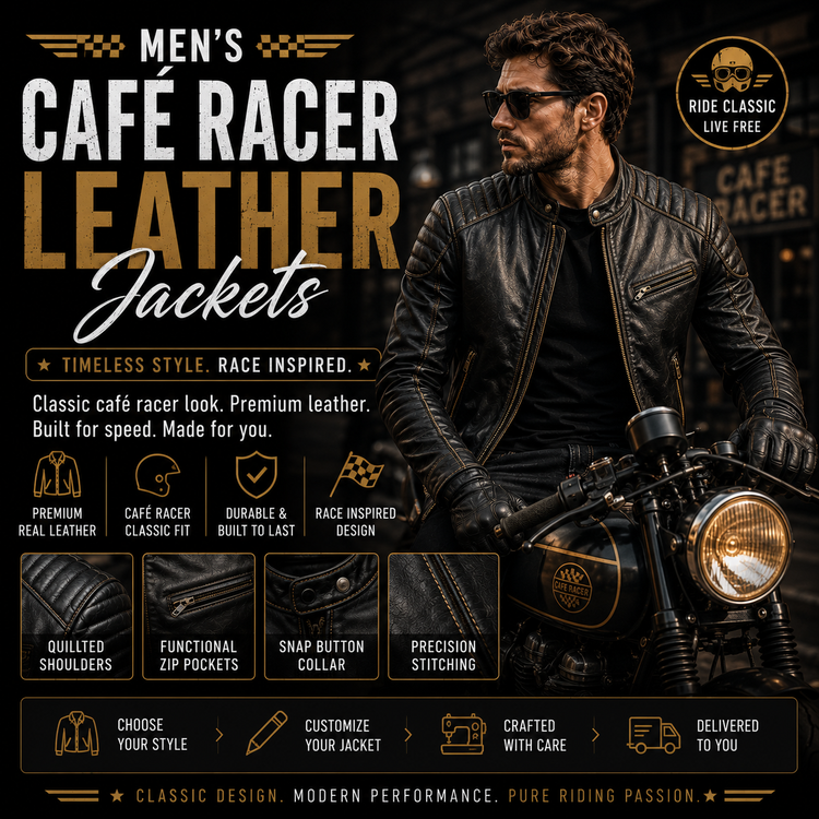 Men’s Café Racer Leather Jackets