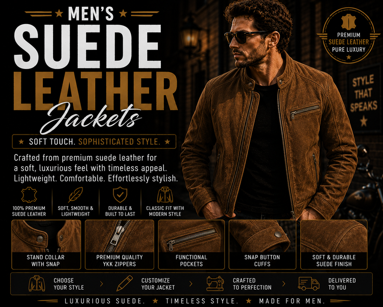 Men’s Suede Leather Jackets