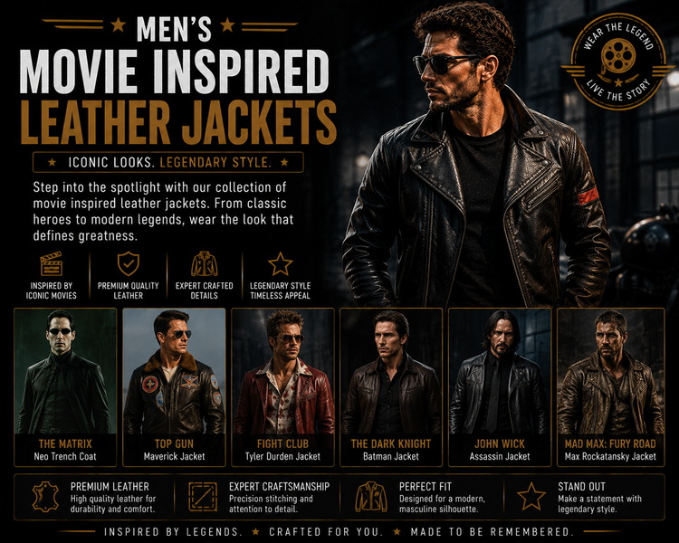 Men’s Movie Inspired Leather Jackets