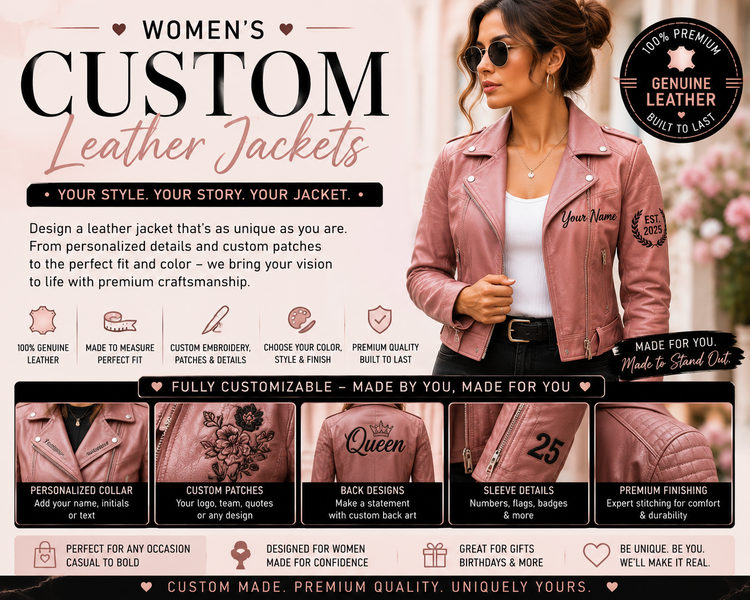 Women’s Custom Leather Jackets