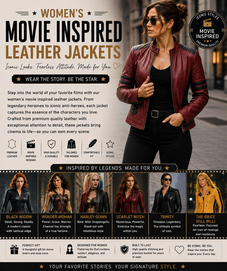 Women’s Movie Inspired Leather Jackets