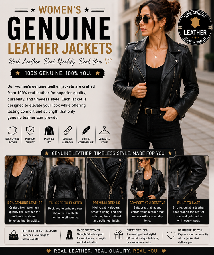 Women’s Genuine Leather Jackets