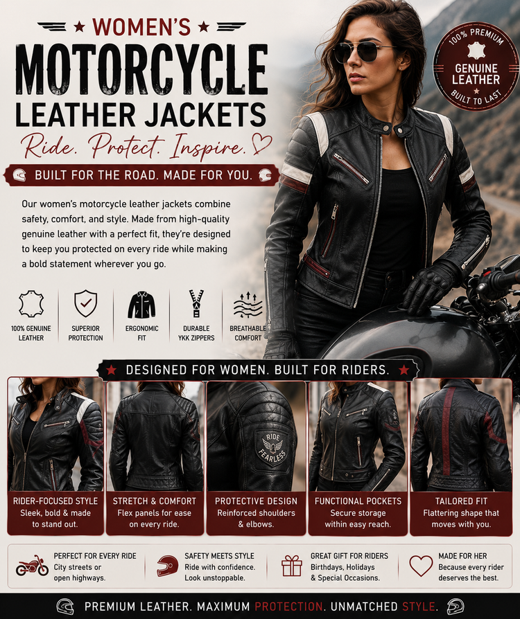 Women’s Motorcycle Leather Jackets