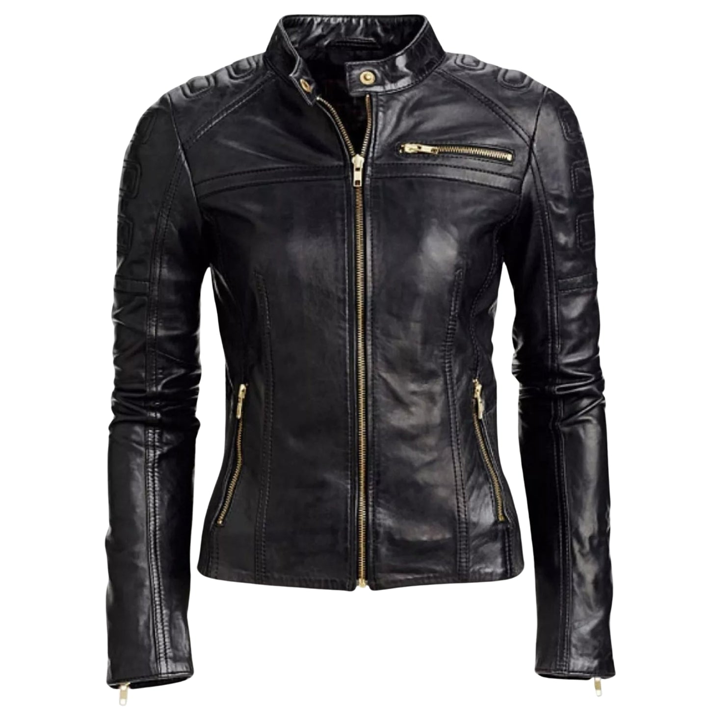 Black Slim Fit Biker Jacket – Sleek, Stylish & Timeless