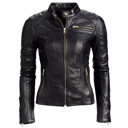 Black Slim Fit Biker Jacket – Sleek, Stylish & Timeless