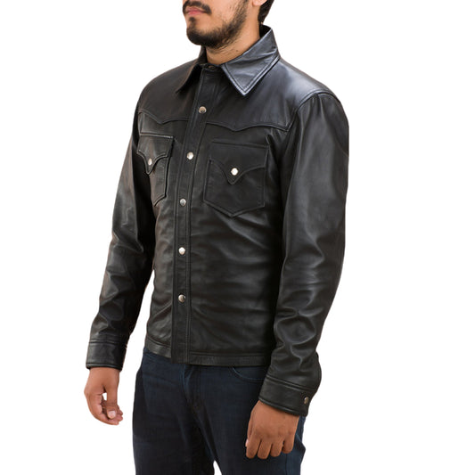 Men’s Black Trucker Jacket – Classic, Rugged & Stylish