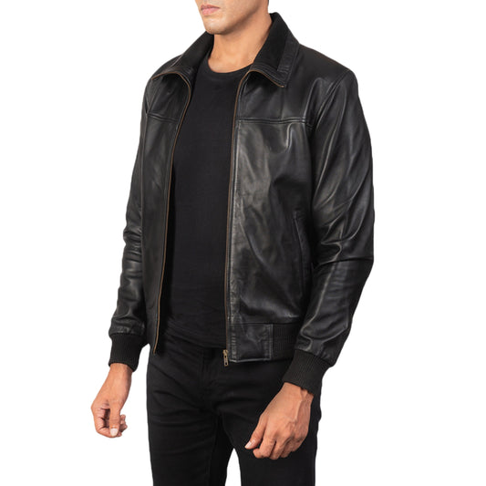 Men’s Black Leather Jackets – Timeless, Rugged & Stylish