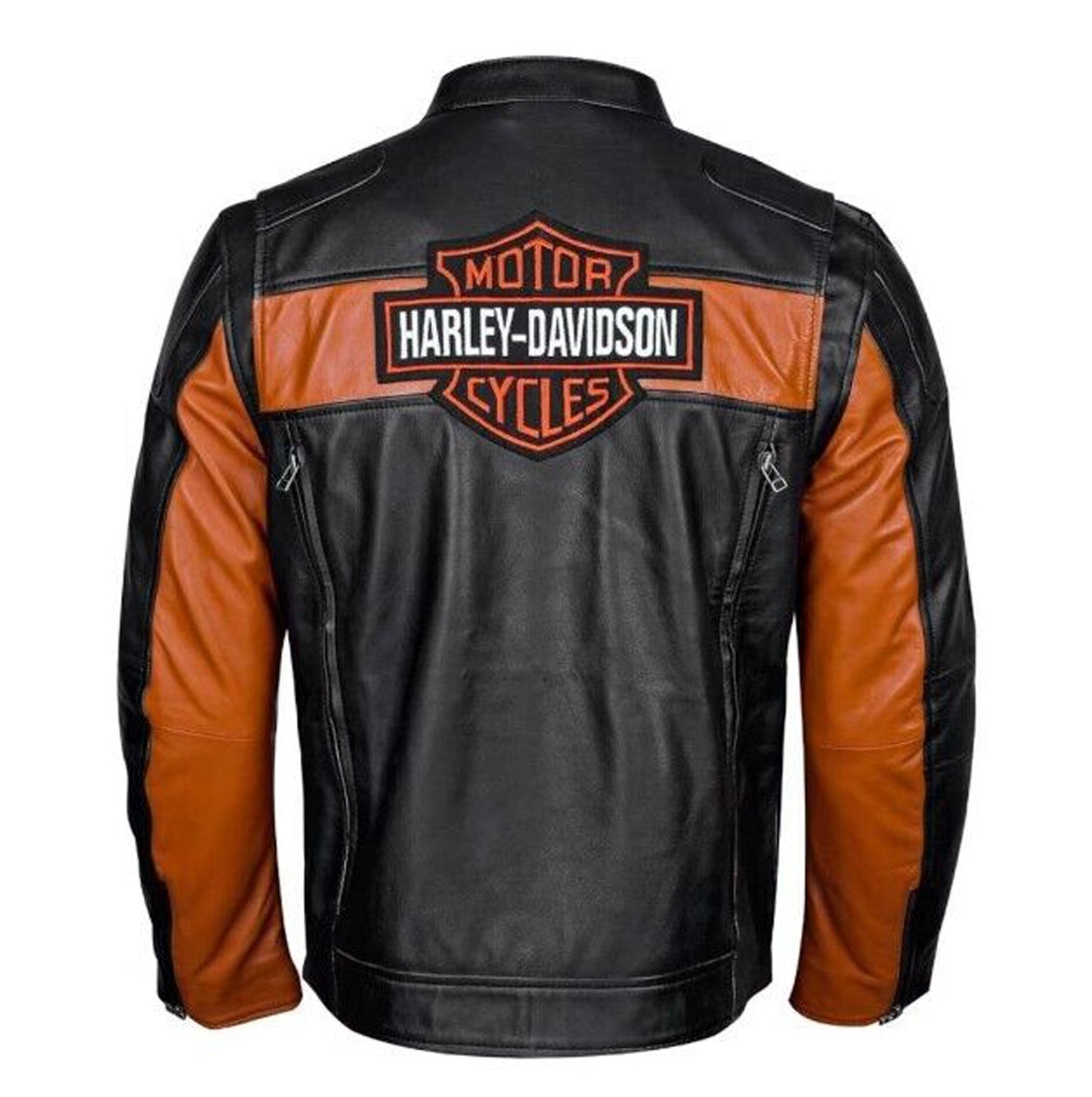 Harley Davidson Men’s Black Leather Jacket – Classic Motorcycle Riding Gear
